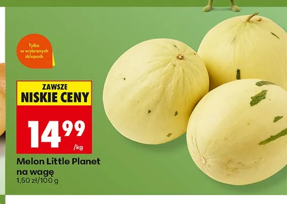 Melon Little Planet na wagę promocja w Biedronka