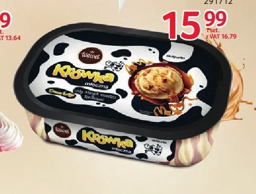 Lody Krówka mleczna Wawel Augusto promocja w Selgros
