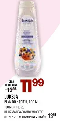 Płyn do kąpieli promocja w Drogerie Natura