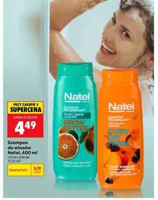 Szampon do włosów Natei promocja w Biedronka