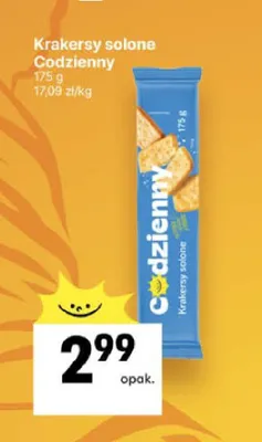 Krakersy solone Codzienny promocja w Delikatesy Centrum