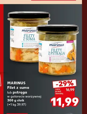 Filet z pstrąga w galarecie warzywnej Marinus promocja w Kaufland