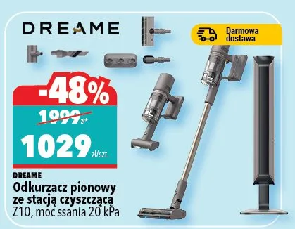 Odkurzacz pionowy ze stacją czyszczącą Z10 Dreame promocja w Biedronka Home