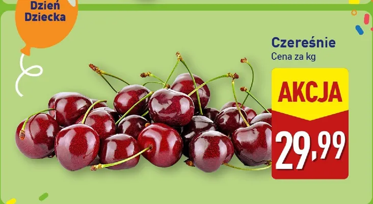Czereśnie promocja w Aldi