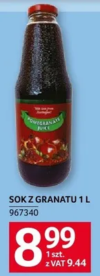 Sok z granatu Targroch 1l promocja w Selgros