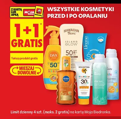 Suchy olejek do opalania Hawaiian Tropic SPF 50 promocja w Biedronka