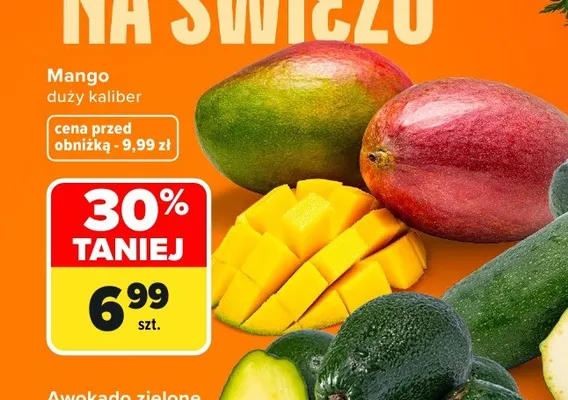 Mango duży kaliber promocja w Carrefour