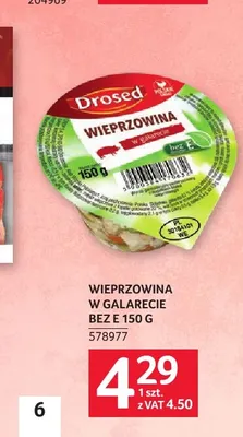 Wieprzowina w galarecie bez E Drosed promocja w Selgros
