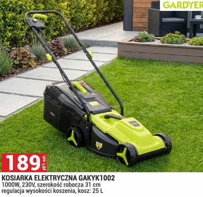 Kosiarka elektryczna GAKYK1002 promocja w Merkury Market