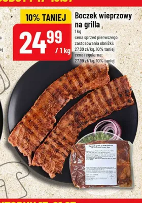 Boczek wieprzowy na grilla promocja w POLOmarket