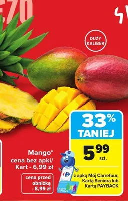 Mango promocja w Carrefour Market