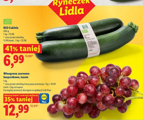 Cukinia promocja w Lidl