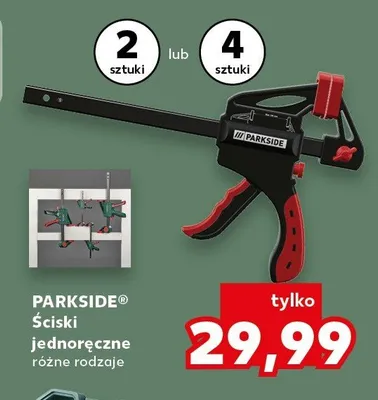 Ściski jednoręczne różne rodzaje promocja w Kaufland