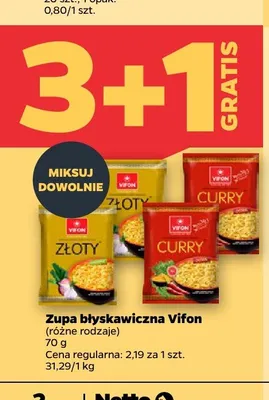 Zupa błyskawiczna Złoty Vifon promocja w Netto