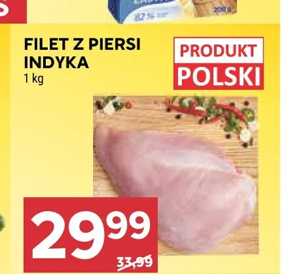 Filet z piersi indyka promocja w Stokrotka