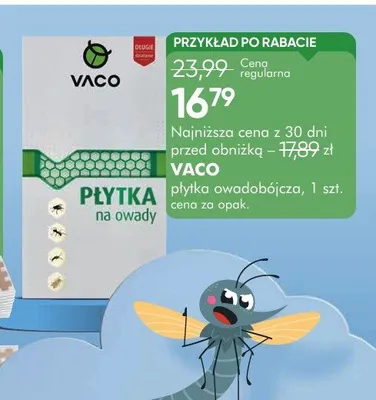 Płytka owadobójcza Vaco promocja w Super-Pharm