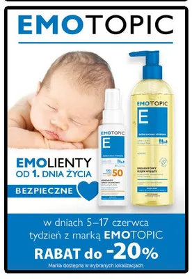 Mineralny spray ochronny SPF 50 Emotopic promocja w Ziko Dermo