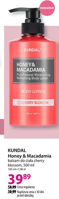 Balsam do ciała Honey & Macadamia cherry blossom promocja w Hebe