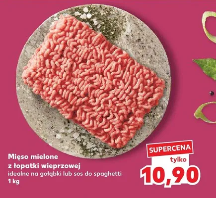 Mięso mielone z łopatki wieprzowej idealne na gołąbki lub sos do spaghetti promocja w Kaufland
