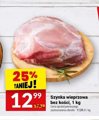 Szynka wieprzowa bez kości promocja w Twój Market