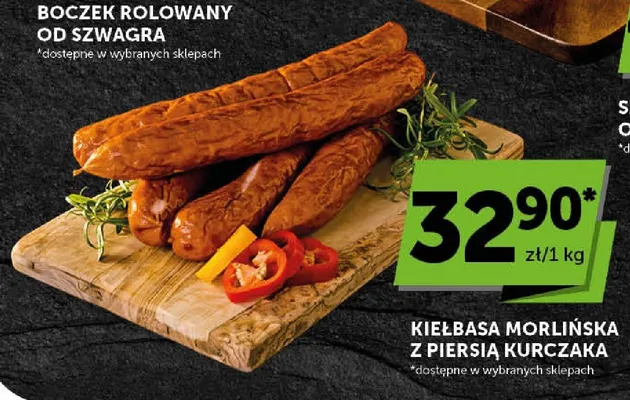 Kiełbasa Morlińska z piersią kurczaka Morliny promocja w ABC