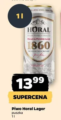 Piwo Zubr lager promocja w Netto