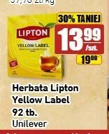 Herbata ekspresowa Lipton Yellow Label promocja w API Market