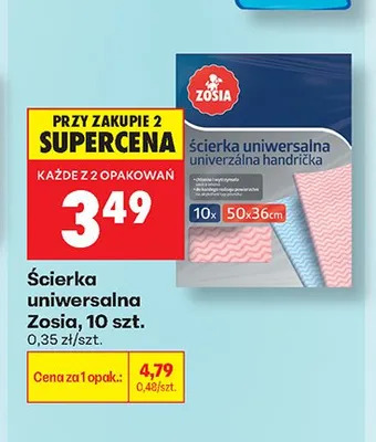 Ścierka uniwersalna Zosia promocja w Biedronka