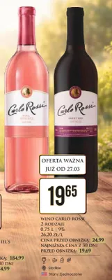 Wino sweet red promocja w Dino