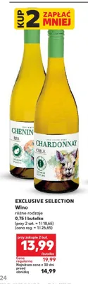 Wino Chenin RPA Exclusive Selection promocja w Kaufland