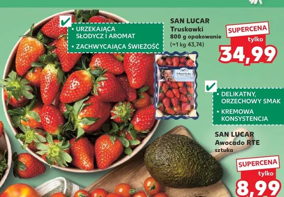Truskawki promocja w Kaufland