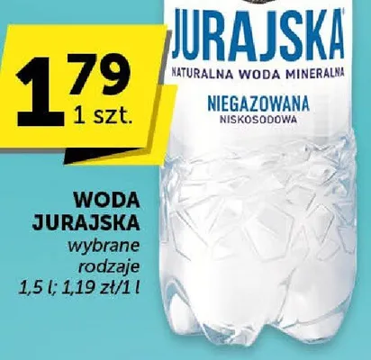 Woda Jurajska niegazowana promocja w ABC