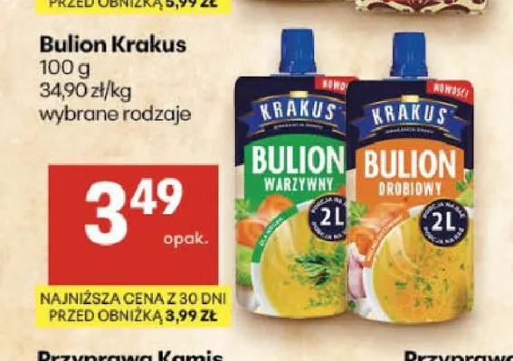 Bulion Krakus drobiowy promocja w Delikatesy Centrum