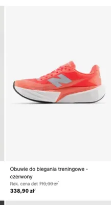 Obuwie do biegania treningowe New Balance czerwone promocja w Lounge by Zalando