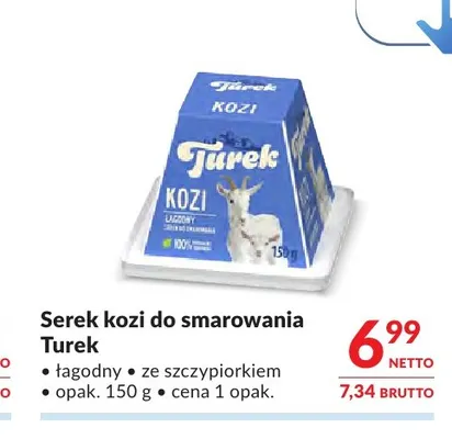 Serek kozi do smarowania łagodny Turek promocja w Makro