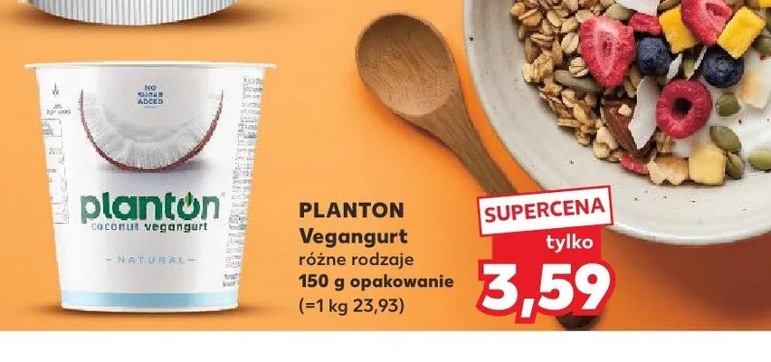 Vegangurt Planton promocja w Kaufland