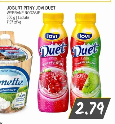 Jogurt pitny Jovi Duet promocja w Słoneczko