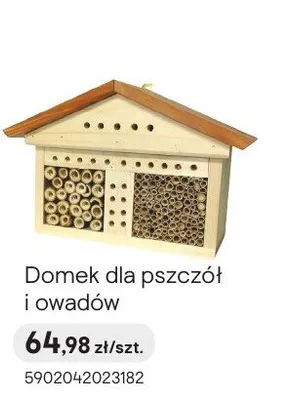 Domek dla pszczół i owadów promocja w Castorama
