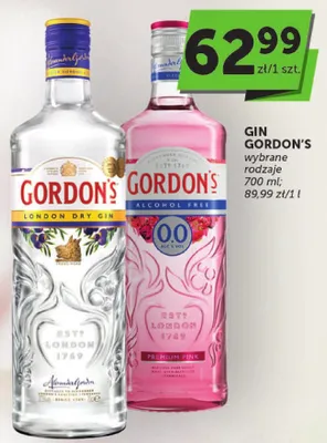 Gin Gordon's Alcohol Free Premium Pink promocja w Groszek