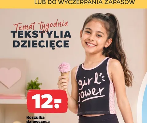 Koszulka dziewczęca promocja w Netto