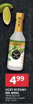 Ocet ryżowy Mr. Ming promocja w Stokrotka