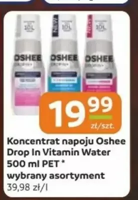 Koncentrat napoju Oshee Drop In Vitamin Water PET promocja w Gama