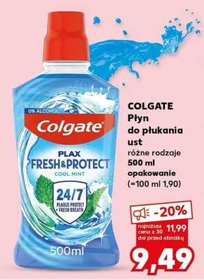 Płyn do płukania ust różne rodzaje promocja w Kaufland