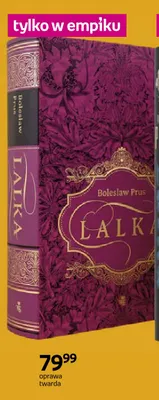Książka Lalka Bolesław Prus oprawa twarda promocja w Empik