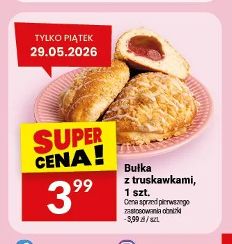 Bułka z truskawkami promocja w Twój Market