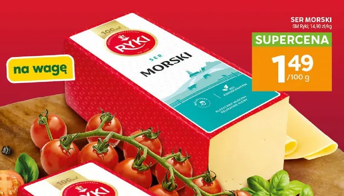 Ser żółty Morski Ryki promocja w Stokrotka