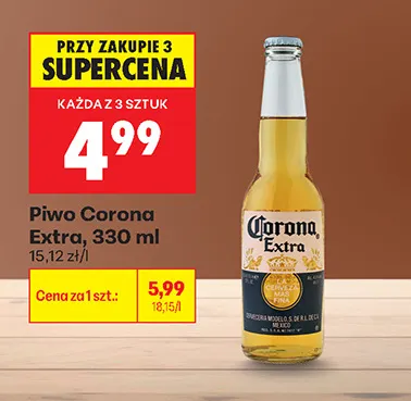 Piwo Corona Extra promocja w Biedronka
