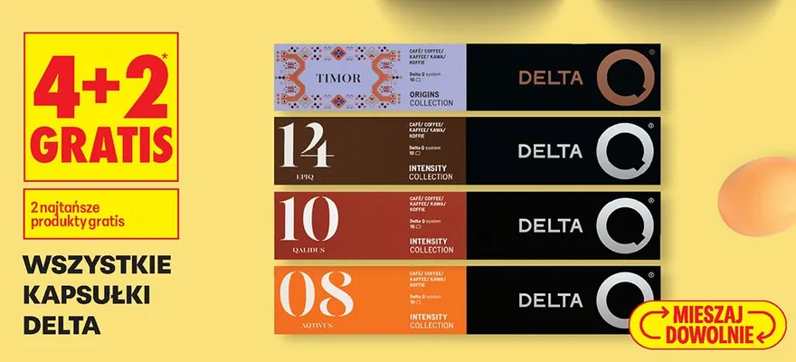 Kapsułki Delta Origins Collection Timor promocja w Biedronka