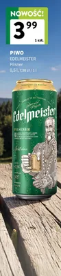 Piwo Edelmeister Pilsner promocja w Intermarche