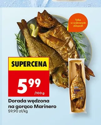 Dorada wędzona na gorąco Marinero promocja w Biedronka